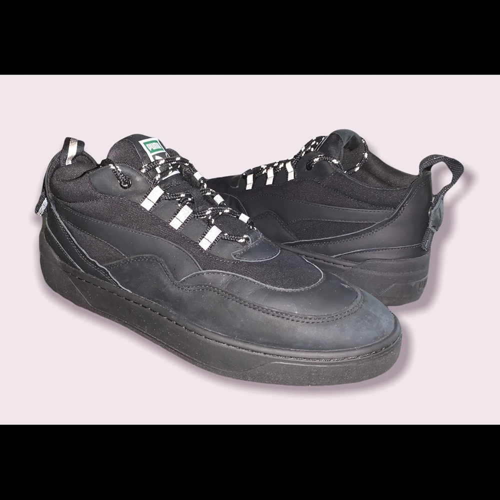 Puma Cali Zero Demi Triple Black Platform MENS Size 11.5 - Black